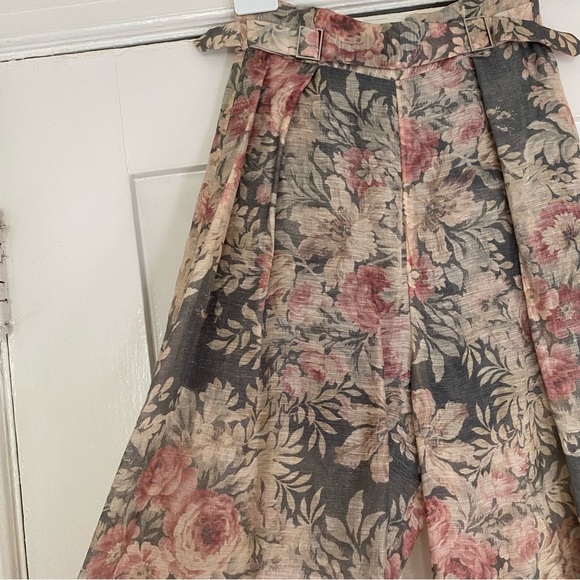 Zimmermann Cavalier Linen and Silk Floral Pants - Picture 6 of 14